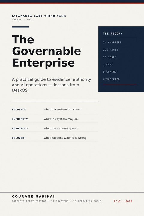 Cover of The Governable Enterprise